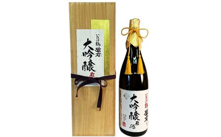 清酒　いなば鶴　強力　大吟醸原酒　1800ml　桐箱入り_T2600007