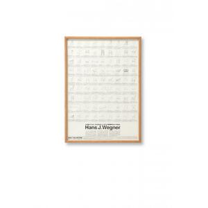 【旭川家具】オリジナルフレーム×織田コレクション図録ポスター　B2（Hans J. Wegner1）_03435