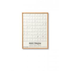 【旭川家具】オリジナルフレーム×織田コレクション図録ポスター　B2（Hans J. Wegner2）_03436