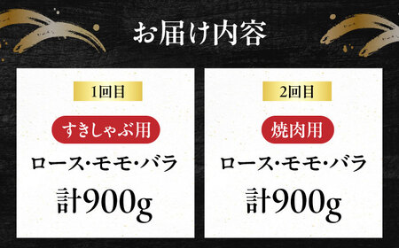 【全2回定期便】特選近江牛「贅」 / 牛肉 和牛 国産牛 黒毛和牛 2回お届け 高級部位 / 栗東市 / 有限会社 岡山[BIBE025]
