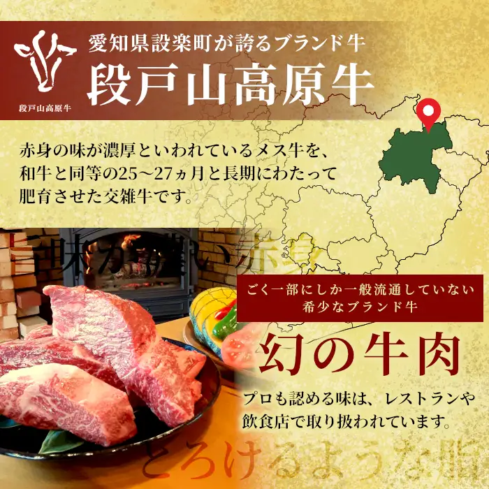 国産牛 段戸山高原牛 切り落とし 1kg （200ｇ×5）酒粕育ち 幻の牛 牛肉 牛 肉じゃが 蓬莱泉 牛丼 -070