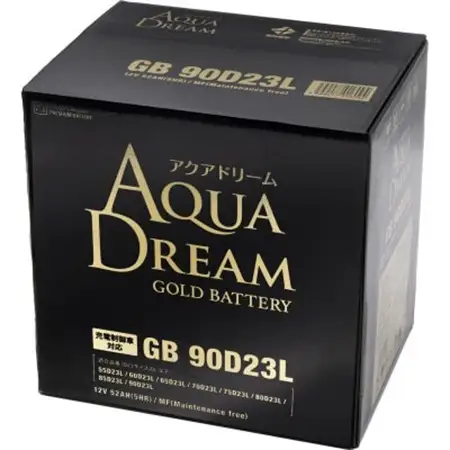 AQUADREAM GOLD 自動車始動用バッテリー 充電制御車対応  90D23L 1個_家電製品 アウトドア・カー用品  _【配送不可地域：沖縄県】【1608297】