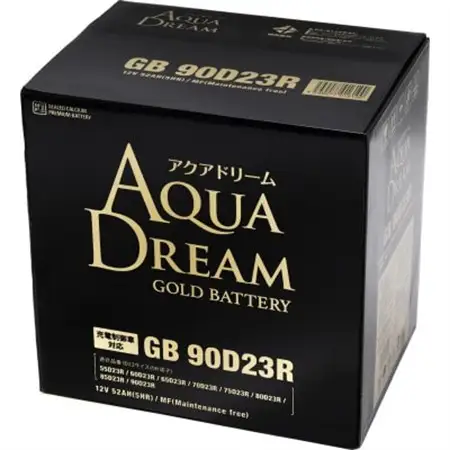 AQUADREAM GOLD 自動車始動用バッテリー 充電制御車対応  90D23R 1個_家電製品 アウトドア・カー用品  _【配送不可地域：沖縄県】【1608299】