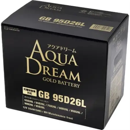AQUADREAM GOLD 自動車始動用バッテリー 充電制御車対応  95D26L 1個_家電製品 アウトドア・カー用品  _【配送不可地域：沖縄県】【1608301】
