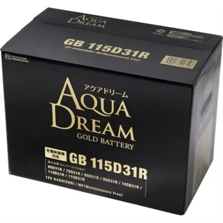 AQUADREAM GOLD 自動車始動用バッテリー 充電制御車対応  115D31R 1個_家電製品 アウトドア・カー用品  _【配送不可地域：沖縄県】【1608305】
