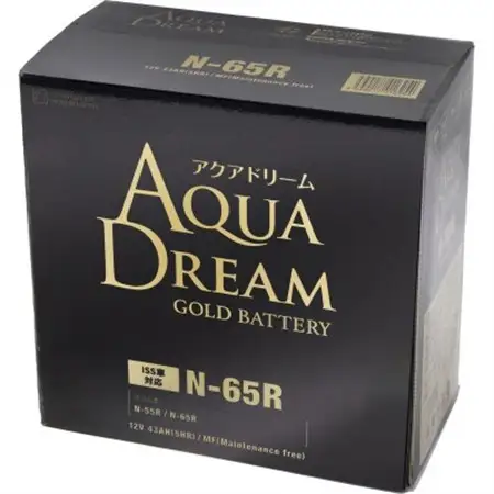 AQUADREAM GOLD 自動車始動用バッテリー ISS車対応  N-65R 1個_家電製品 アウトドア・カー用品  _【配送不可地域：沖縄県】【1608346】
