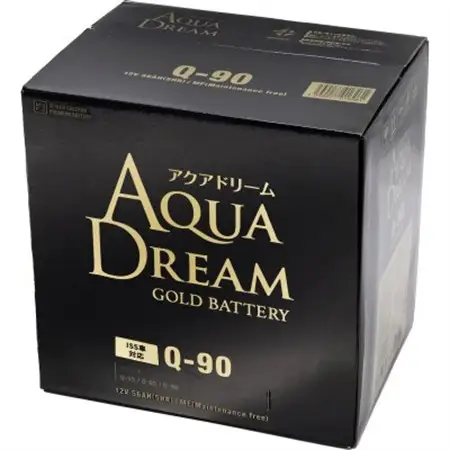 AQUADREAM GOLD 自動車始動用バッテリー ISS車対応  Q-90 1個_家電製品 アウトドア・カー用品  _【配送不可地域：沖縄県】【1608354】
