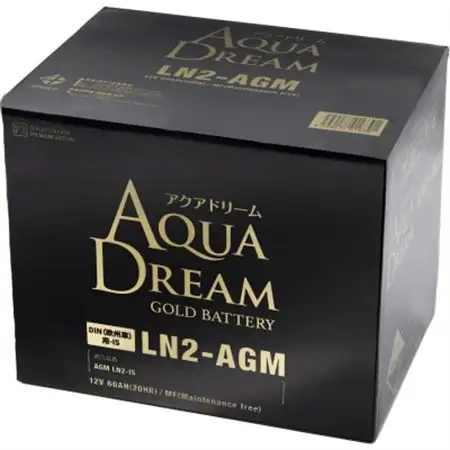 AQUADREAM GOLD 自動車始動用バッテリー 欧州車用 LN2 AGM 1個_家電製品 アウトドア・カー用品  _【配送不可地域：沖縄県】【1608366】