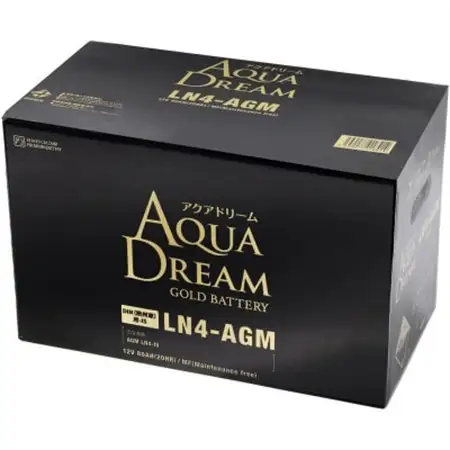 AQUADREAM GOLD 自動車始動用バッテリー 欧州車用 LN4 AGM 1個_家電製品 アウトドア・カー用品  _【配送不可地域：沖縄県】【1608375】