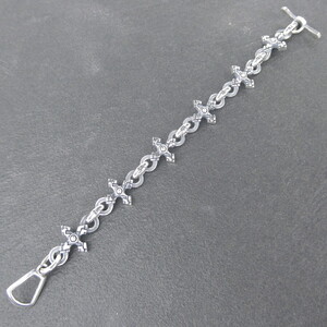 puzzle cross Bracelet パズル クロス ブレスレット ｜ 腕輪 シルバー アクセサリー 十字架 モチーフ 925 ブレス ハンドメイド ジュエリー アクセ ファッション 人気 シンプル ギフト プレゼント 年末年始 お中元 お歳暮 内祝い 快気祝い