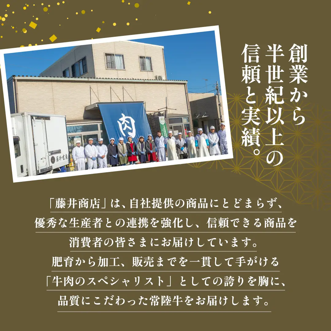 【 常陸牛 】 3ヶ月連続定期便！藤井商店で人気のお肉を毎月１品お届け (茨城県共通返礼品) 国産黒毛和牛 黒毛和牛 国産 国産牛 和牛 牛肉 お肉 お肉 肉 牛 専門店 ひたち牛 ブランド牛 A4 A5 ランク ひき肉 挽肉 ブランド 冷凍 BBQ バーベキュー 焼肉 煮込み すきやき すき焼き しゃぶしゃぶ ハンバーグ メンチカツ 藤井商店[CD085sa]