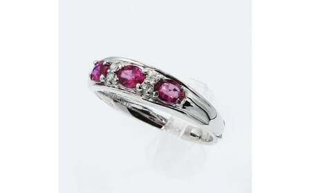 ルビー リング 0.5ct Pt900 (12527) 指輪 リング ルビー プラチナ ダイヤモンド  山梨県 甲斐市 BR-74