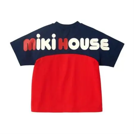 ミキハウス　バックロゴ半袖Tシャツ 90cm【1617593】