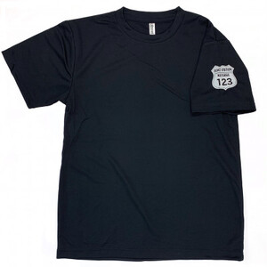 オリジナルワッペン入りTシャツ(黒)　Lサイズ (AF019)