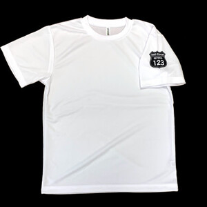 オリジナルワッペン入りTシャツ(白)　Lサイズ (AF021)