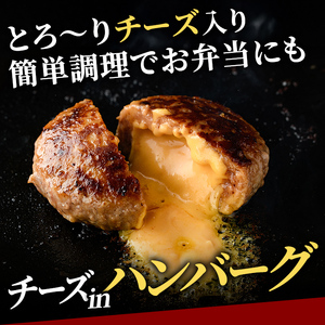 チーズinハンバーグ 130g × 10個 個包装 小分け 冷凍【ハンバーグ】【ho1485】