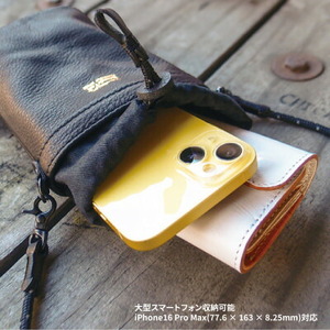 ラフテール【DEER TRAIL SMART POUCH】ナイトブラック　AC-DTSP-NBK_装飾品・工芸品  鞄・バッグ かばん カバン_【1618957】