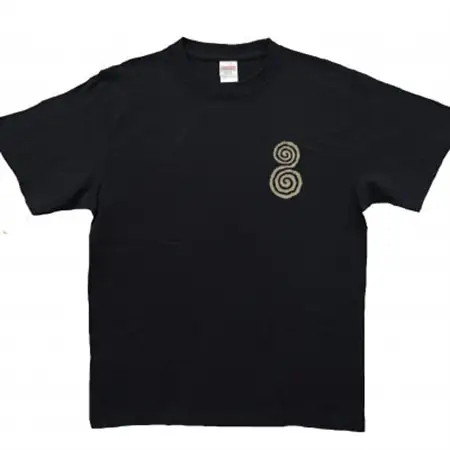 Tシャツ ふとまに 太占 姫川薬石 ネイビー (半袖 Mサイズ)【1619401】