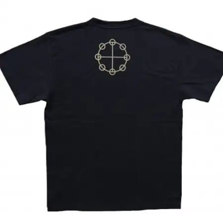 Tシャツ カタカムナ 姫川薬石 ネイビー (半袖 Sサイズ)【1619458】