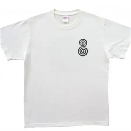 Tシャツ ふとまに 太占 麻炭 白 (半袖 160サイズ)【1619665】