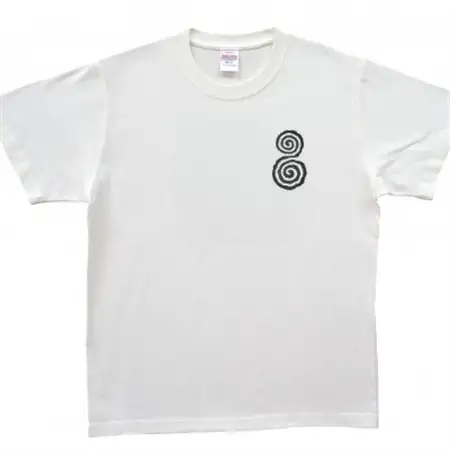 Tシャツ ふとまに 太占 麻炭 白 (半袖 Mサイズ)【1619668】
