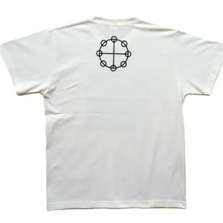 Tシャツ カタカムナ 麻炭 白 (半袖 Sサイズ)【1619674】