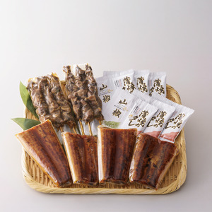 ＜高島屋選定品＞鹿児島県産うなぎ蒲焼ハーフカット(70g×4枚)・肝串(30g×6)セット (IB001-060)
