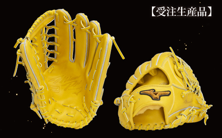 AO66 ミズノプロ 硬式用 野球グラブ 外野手用 ヌートバー 型（ 左投げ