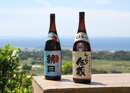 黒糖焼酎一升瓶6本(朝日3本・しまっちゅ伝蔵3本)