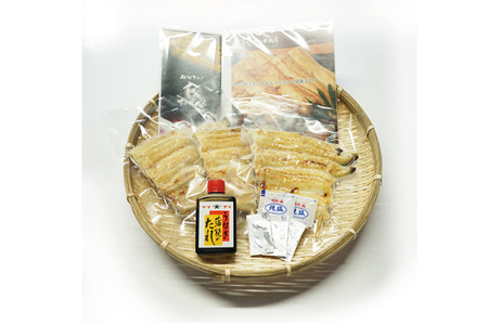 ブランド鰻【でしこ】 うなぎ 国産 静岡 雌うなぎ 炭火 白焼 大 約150g 3串 計450g [ヤママツ村田商店 静岡県 吉田町 22424589-b]