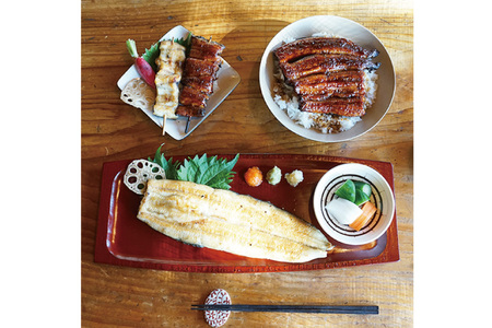 ブランド鰻【でしこ】 うなぎ 国産 静岡 雌うなぎ 白焼 長焼1尾 約200g & 太鰻 蒲焼 110g 2串 計420g 食べ比べセット [ヤママツ村田商店 静岡県 吉田町 22424602]
