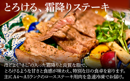 能登のブランド牛をご自宅で！ 能登牛 ステーキ用 440g（220g × 2枚）| 牛肉 奥能登 能登半島