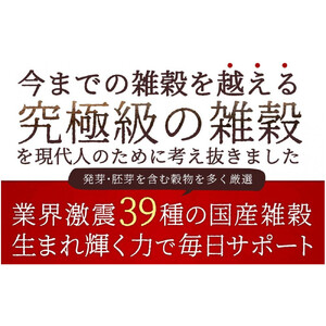 明日への輝き39 穀米ブレンド 24kg(400g×60袋)