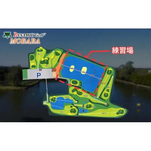 R00-001 ダイナミックゴルフ 練習場利用券（100球分）