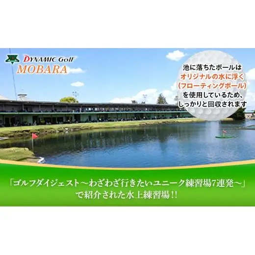 R00-002 ダイナミックゴルフ 練習場利用券（150球分）
