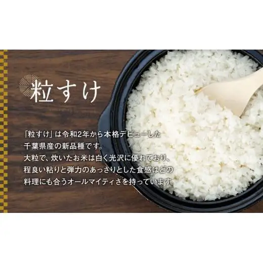 H04-B02 粒すけ（玄米30kg）令和8年産 | 千葉県長生村 | ふるさと納税