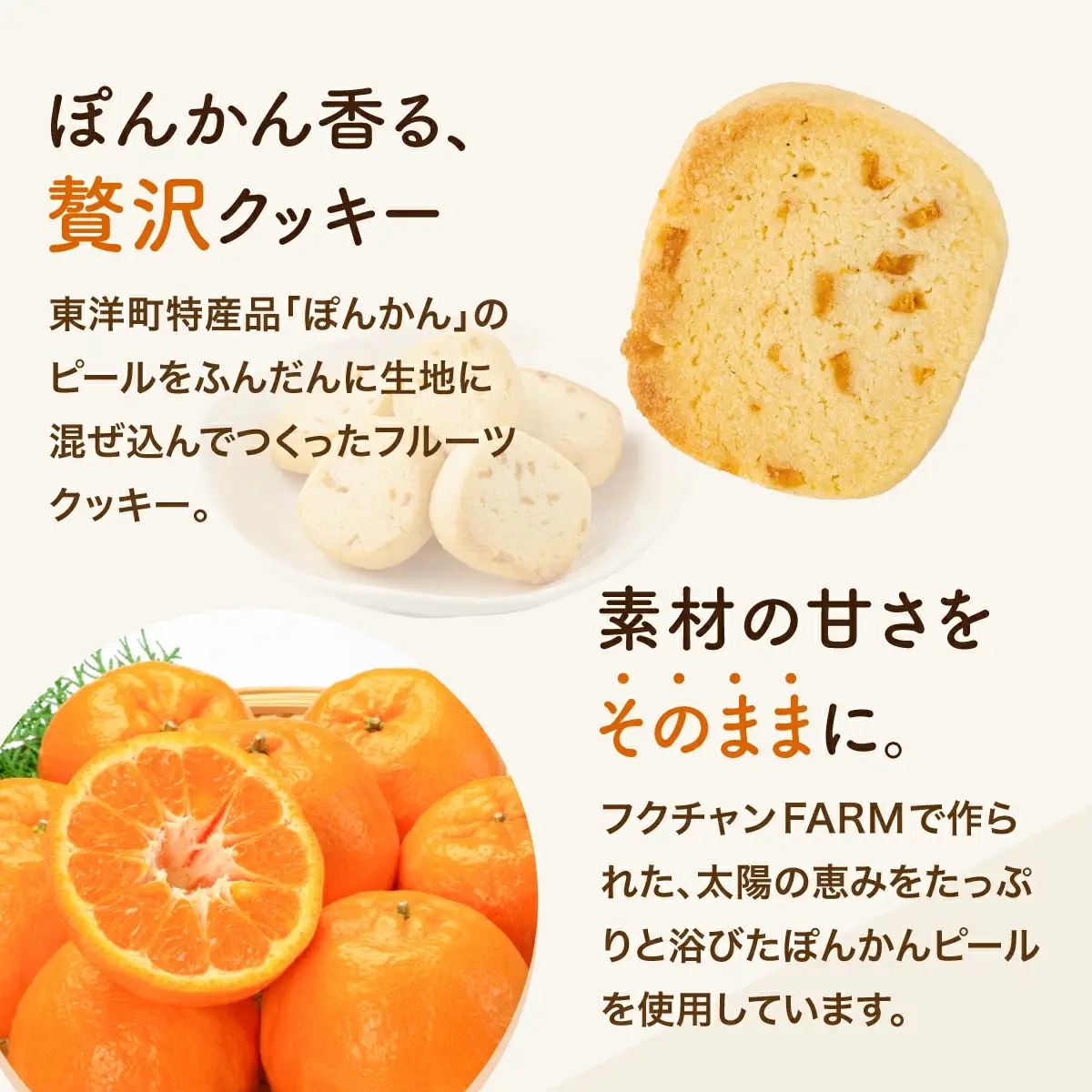 ぽんかんクッキー