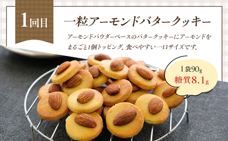 定期便 6回 低糖質 手作り クッキー 6ヶ月コース スイーツ