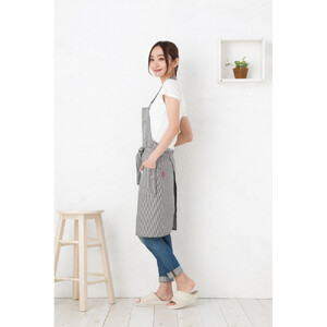 ヒッコリーデニムメンズエプロン