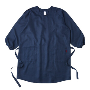 【ネイビー】スタイリッシュラグランメンズ割烹着