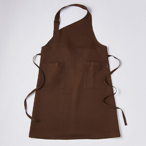 【ブラウン】メンズワンショルダーエプロン