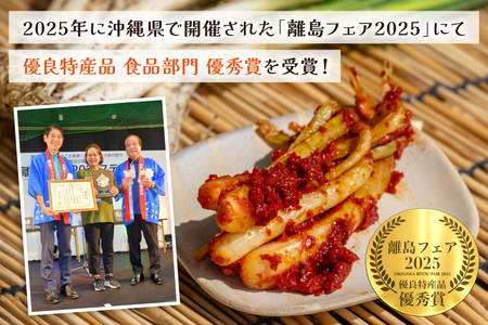 いえじま便 島らっきょうキムチ 100g 6個 [NOGUS 沖縄県 伊江村 ie47bde420000]