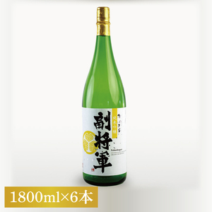 【ワイングラスでおいしい日本酒アワード 2019最高金賞】『副将軍』純米吟醸 1800ml×６本セット（DW-133）