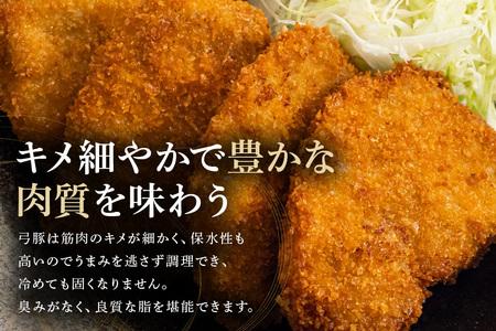 弓豚 ヒレ肉 セット 1.2kg 豚肉 和豚 銘柄豚 肉 ヒレ 国産 高品質 希少 産地直送 ヘルシー 家庭用 ギフト 冷凍 真空パック 【先行予約 2026年3月以降発送予定】 (C01-008)