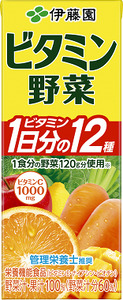 ビタミン野菜 紙パック ( 200ml × 12本 ) 伊藤園