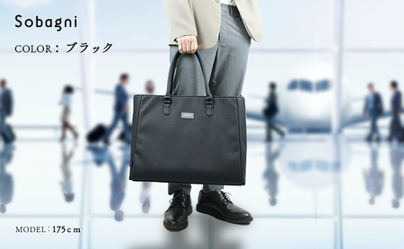 Sobagni ボストンバッグ -PRATO- ゴルフ カバン バッグ ブラック