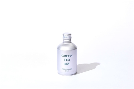 【全3回定期便（2ヵ月に1回）】Justice Green tea（緑茶）アルミボトル缶290ml×24本入り【 茶 お茶 緑茶 美味しい 24本入り 防災 神奈川県 山北町 】