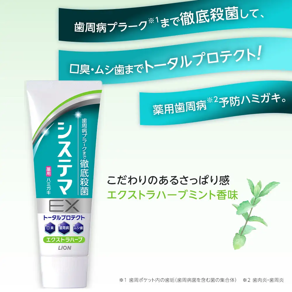 ＬＩＯＮ システマＥＸ（エクストラハーブ）１２本セット ｜ 日用品 ふるさと納税 歯磨き粉 歯磨き粉