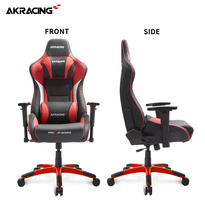AKRacing Pro-X Gaming Chair (Red) JP エーケーレーシング ゲーミングチェア（ヘッドレスト・ランバーサポート付き）
