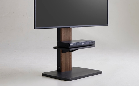 家具 首振り機能付き テレビスタンド ≪WS-J600-BK≫ 家具 朝日木材